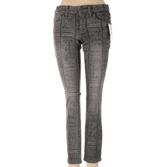 Free People Isla Batik Skinny Size 25 Jeans - Picture 2 of 9